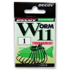 Крючок Decoy Worm 11 Tournament 1, 9шт