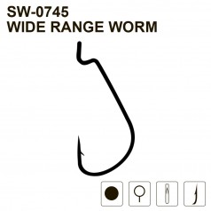 Гачки MiniMax Wide Range Worm SW-0745 5шт. Гачки MiniMax Wide Range Worm SW-0745 5шт.