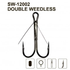Двійник незачіпляйка MiniMax Double Weedless BLN 10шт. SW-12002 Двійник незачіпляйка MiniMax Double Weedless BLN 10шт. SW-12002
