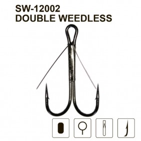 Двійник незачіпляйка MiniMax Double Weedless BLN 10шт. SW-12002 Двійник незачіпляйка MiniMax Double Weedless BLN 10шт. SW-12002
