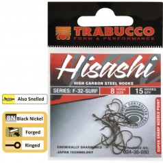 Гачки Trabucco HISASHI F-32 SURF, 15 шт. Гачки Trabucco HISASHI F-32 SURF, 15 шт.